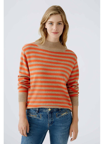 Комбінований демісезонний жіночий светр 89934 0703 різнокольоровий 44 джемпер Oui