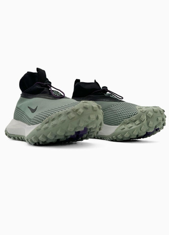 Зелені всесезонні кросівки Nike ACG Mountain Fly Gore-Tex Green Black