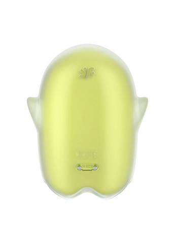 Вакуумный клиторальный стимулятор с вибрацией Glowing Ghost Yellow, светящийся в темноте - CherryLove Satisfyer (332209515)