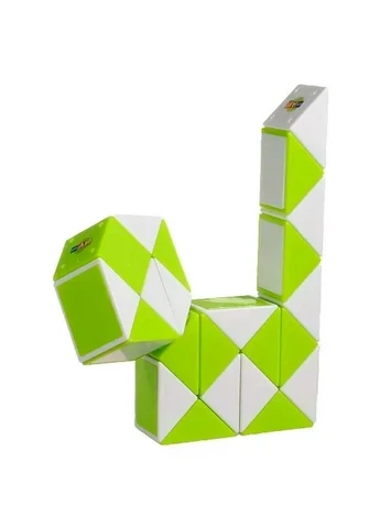 Пластиковая головоломка Змейка Рубика GREEN SCT404 зеленая Smart Cube (394145714)