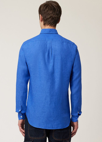 Синяя рубашка Harmont & Blaine