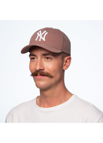 Бейсболка с регулятором мужская коттон коричневая DANNY 147-195 LuckyLOOK 147-195M (322791062)