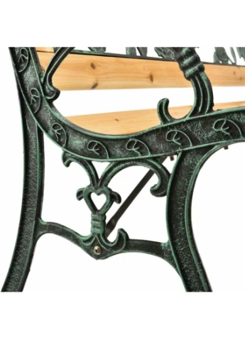 Скамейка для сада GARDEN LINE PAOLA с декоративной спинкой Chomik (361952825)