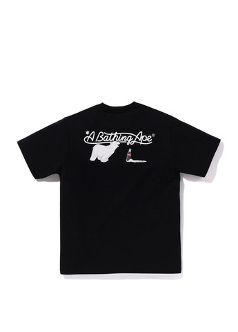 Футболка чорна Bape A Bathing Ape Coca-Cola Black Tee Unisex (356677827)