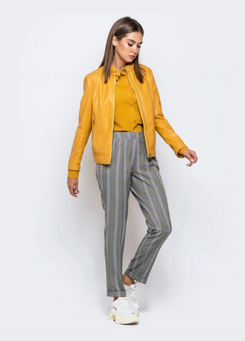 Other сірі штани в клітку з резинкою по спинці Dressa (308074575)