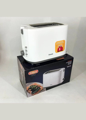 Тостер MG-276, вертикальный тостер для тостов, тостер для 2 гренок электрический горизонтальный Magio (364663877)