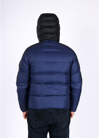 Темно-синя демісезонна одяг чоловічий пуховик 011124 з темно-синій з чорним fu1689 сша l(р) Reebok