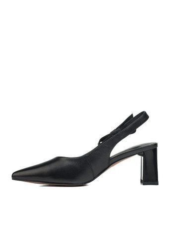 Черные босоножки (1570л) Lady Marcia на резинке