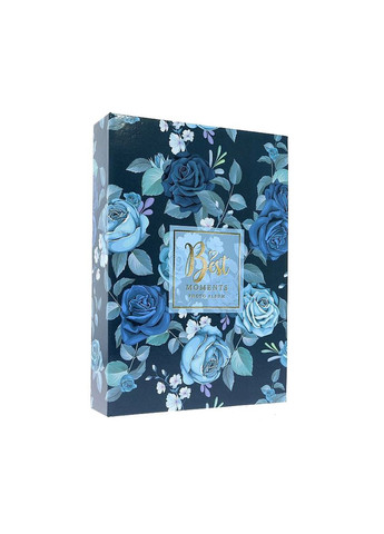 Фотоальбом 10х15см 100 фото MM46100 FLOWER10 blue Gedeon (299770843)