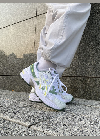 Кросівки жіночі Asics Gel-1130 white green | Асікс Гель-1130 білі зелені No Brand білі демісезони (316663510)