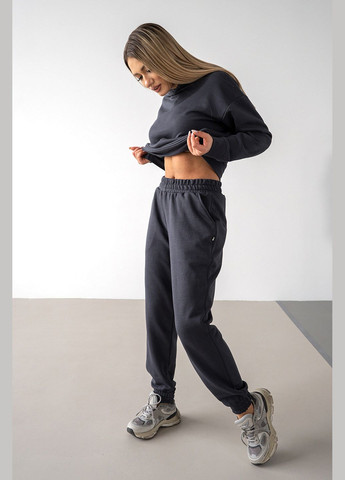 Женский спортивный костюм OVERSIZE 23 Графит Teamv (316354910)