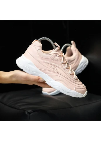 Рожеві літні кросівки fila ray pink філа рей рожеві No Brand