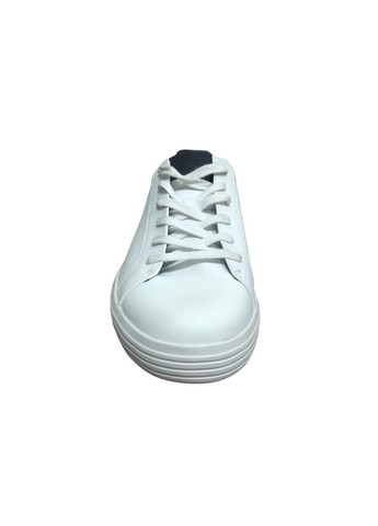 Белые демисезонные мужские кроссовки hart — белые с черным задником, размер 45 (eur) Nine West slim fit