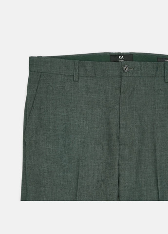 Зеленые кэжуал демисезонные брюки C&A