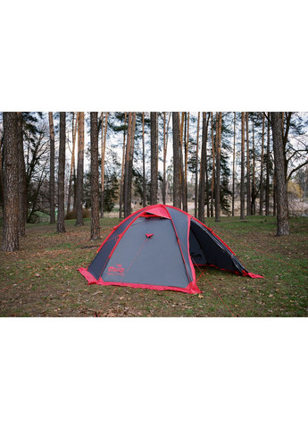 Намет ROCK 4 (V2) сірий/червоний (TRT-029) Tramp (366220939)