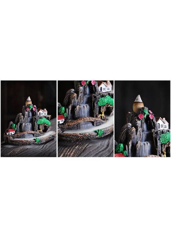 Керамическая горелка для благовоний жидкий дым "Сказочная страна" +20 конусов No Brand (295012711)