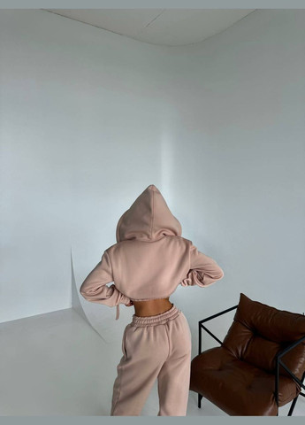 Спортивный демисезонный костюм двойка в котором ты обязательно согреешься в холодную погоду, костюм в цвете: беж No Brand 516-2 (306518938)