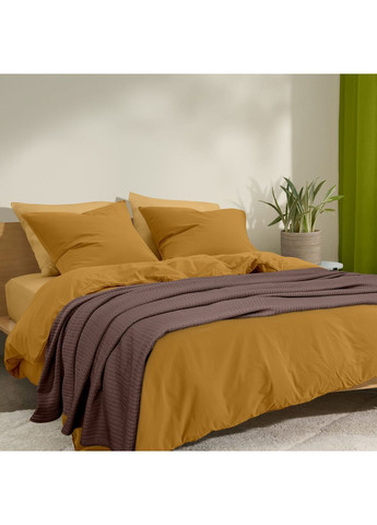 Плед-покривало косичка 240х260 см Mousse Knitted Braid Шоколадний Cosas (369668484)