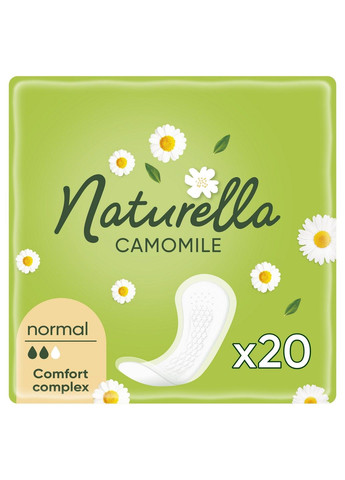 Щоденні прокладки Normal Camomile 20 шт Naturella (304430776)
