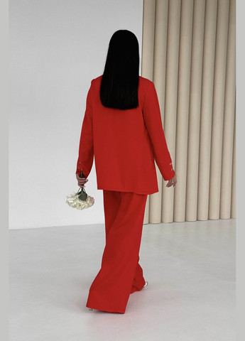 Класичний жіночий жакет червоного кольору Jadone Fashion (292653100)