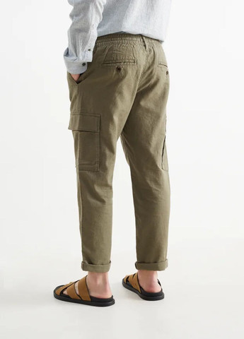 Зеленые повседневный брюки C&A