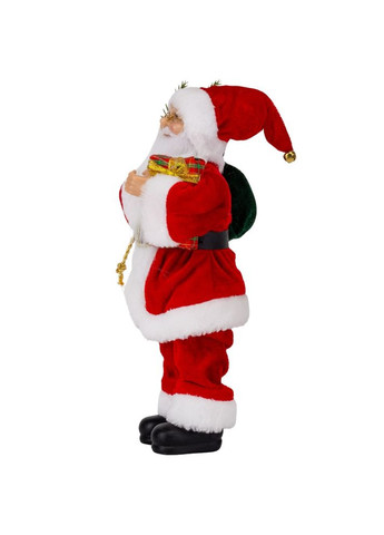 Фігурка Санта з подарунками червоний 30х17 см 119162-008 текстиль No Brand (346152752)