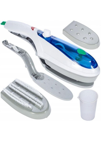 Портативний універсальний ручний відпарювач щітка для одягу та дому Steam Brush Білий No Brand (354226825)