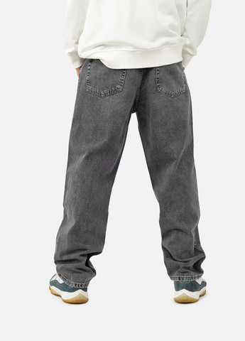 Серые демисезонные мужские джинсы baggy цвет серый цб-00241654 Catch
