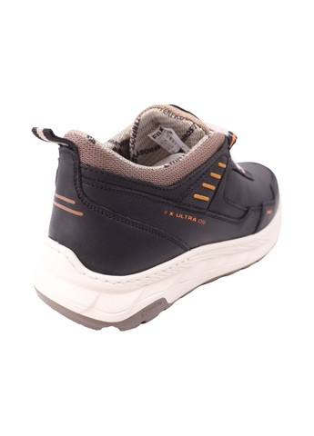 Черные ботинки мужские черные натуральная кожа Konors