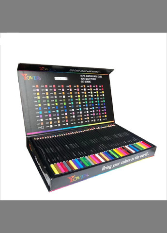Набір кольорових олівців для малювання 120 кольорів Yover (322650458)