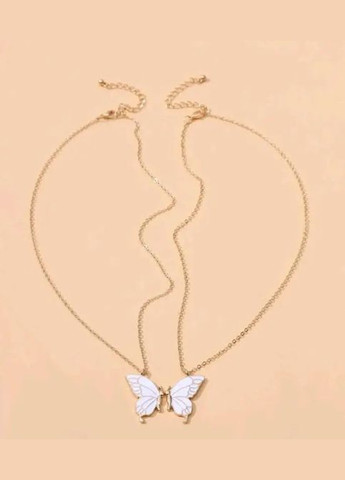 Парні підвіски дружби з метеликами, прикраса з метеликом, підвіски для подруг, ланцюжок, кулон, кольє Fashion Jewelry (339870300)