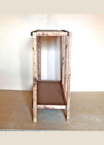 Етажерка розбірна з дерева Честер 2 полиці 40х100х100 капучино (ЄТЖ-8240100100) No Brand (327845122)