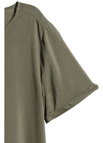 Хакі блуза з к/р H&M