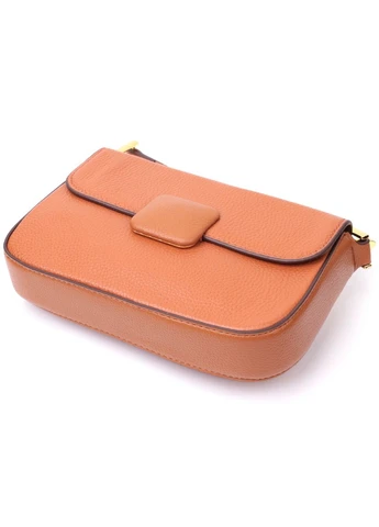 Сумка С Жестким Каркасом Из Натуральной Кожи Коричневая Seli Vintage (392712840)