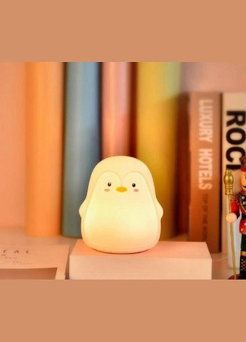 Детский силиконовый ночник Penguin LJC-129 пингвин светильник аккумуляторный игрушка для сна No Brand (317619369)
