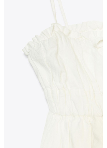 Эластичный топ с льном Zara (352767244)