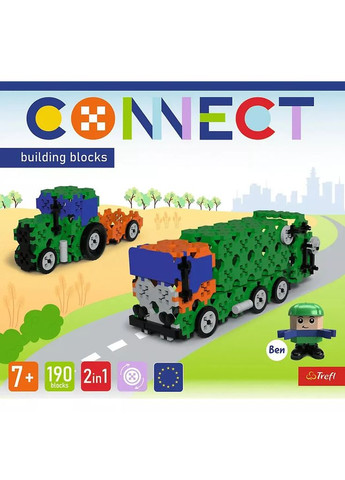 Конструктор Connect 2в1 190 дет (61975) Trefl (362538440)