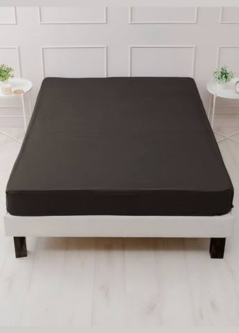 Простынь на резинке microfiber Brown 200х220 (GDMBSHEETF200220) Good-Dream (321966861)