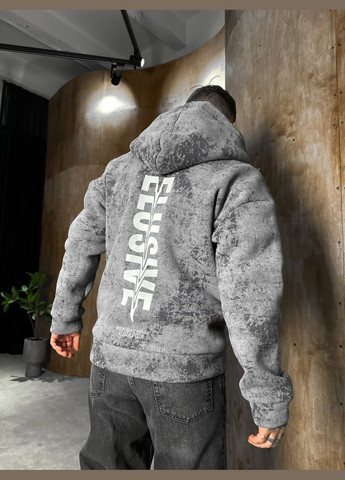 Худі на блискавці сірий No Brand (317263846)
