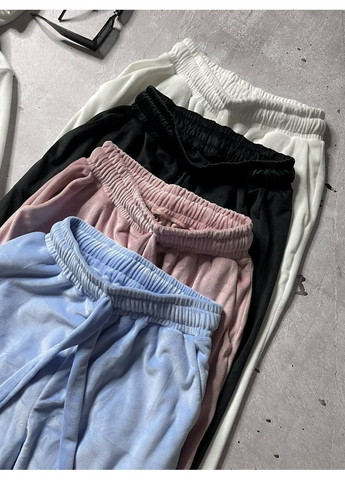 Велюровый оверсайз костюм с укороченной зип-кофтой Україна (352267708)