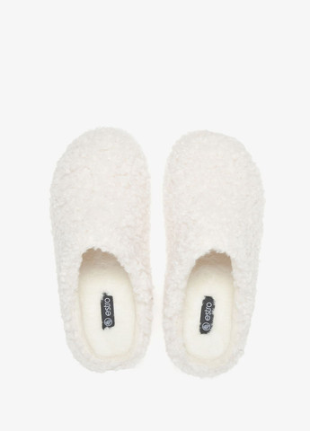Светло-бежевые тапочки домашние, цвет молочный Estro