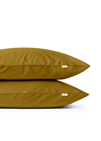 Двуспальная постель сатин с простыней на резинке CURCUMA 180х220 см Cosas (307477342)