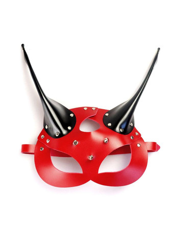 Кожаная маска Art of Sex - Lucifer Red&Black No Brand (303902223)