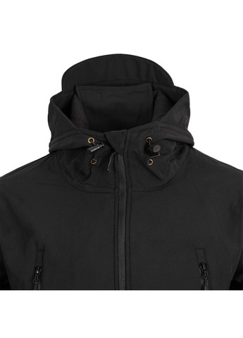 Чорна демісезонна тактична куртка softshell shark skin silver knight Vik-Tailor