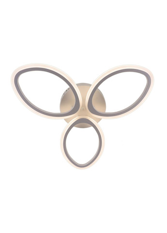 Люстра светодиодная потолочная LED светильник для квартиры на потолок лэд с пультом 25615 Белый 9х53х53 см. Sunnysky (364755447)