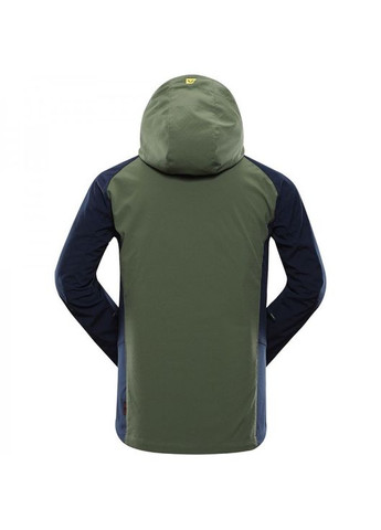 Комбинированная демисезонная куртка мужская lanc синий-зеленый Alpine Pro