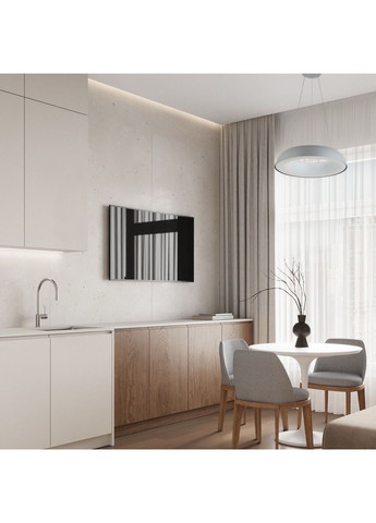 Люстра светодиодная подвесная 58см 80W с пультом и приложением (97-MD6018(580)DGY) No Brand (370071878)