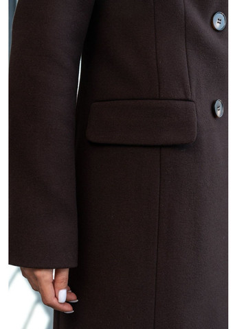 Темно-коричневе демісезонне Пальто демісезонне F02 CHICLY