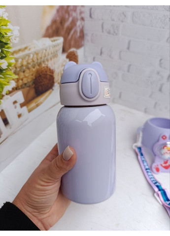 Термос детский MT-4930-500-1 из нержавеющей стали с трубочкой 500 мл Фиолетовый Stenson (362711681)