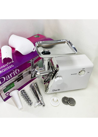 Кухонна якісна електром'ясорубка для дому DMG0320 2000 Вт, ON-698 Електром'ясорубка побутова Dario (349511865)